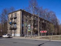 Krasnogvardeisky district, st Kommuni, house 51 к.1. Apartment house
