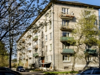 Kronshtadsky district, Nikolskiy alley, house 1. Apartment house