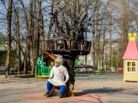 Kurortny district, sculpture composition «Доктор Айболит»Lenina (g.zelenogorsk) avenue, sculpture composition «Доктор Айболит»