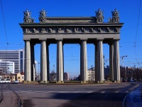 Moskowsky district, commemorative sign Московские Триумфальные ворота , commemorative sign Московские Триумфальные ворота