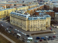 Moskowsky district, Basseynaya st, 房屋 45. 公寓楼