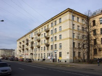 Moskowsky district, st Varshavskaya, house 48. Apartment house