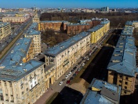 Moskowsky district, Pobedy st, house 16. Apartment house