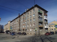 Moskowsky district, Lomanaya st, house 6. Apartment house