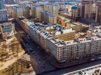 Moskowsky district, Smolenskaya st, house 1. Apartment house