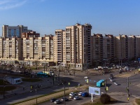 Nevsky district, Bolshevikov avenue, house 1. Apartment house