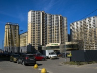 Nevsky district, Dybenko st, house 4 к.1. Apartment house