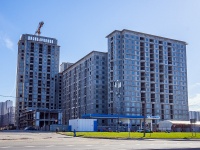 Nevsky district, Dybenko st, 房屋 5 к.3. 建设中建筑物