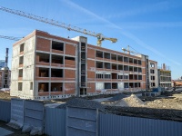 Nevsky district, Dybenko st, house 5 к.4 СТР 1. building under construction