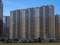 Nevsky district, Dybenko st, house 6 к.2 СТР 1. Apartment house