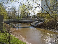 Nevsky district, bridge через реку ОккервильDybenko st, bridge через реку Оккервиль