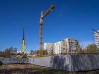 Nevsky district, Dybenko st, building under construction 