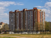 Nevsky district,  Antonov-Ovseenko, house 5 к.1. building under construction