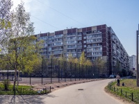 Nevsky district, Dzhon Rid st, house 1 к.1. Apartment house