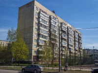 Nevsky district, Dzhon Rid st, house 5 к.1. Apartment house