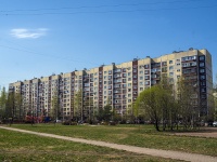Nevsky district, Dzhon Rid st, house 7 к.1. Apartment house