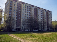 Nevsky district, Dzhon Rid st, house 7 к.3. Apartment house