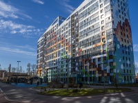 Nevsky district, Krylenko , 房屋 1 к.1 СТР 5. 公寓楼