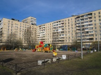 Nevsky district, Narodnaya st, house 1. Apartment house