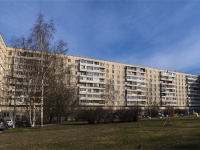 Nevsky district, Narodnaya st, house 1. Apartment house