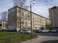 Nevsky district, Narodnaya st, house 13. Apartment house
