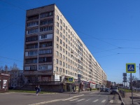 Nevsky district, Narodnaya st, house 16. Apartment house