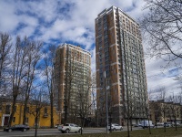 Nevsky district, Sedov st, house 24 к.3. Apartment house