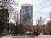 Nevsky district, Sedov st, house 24 к.3. Apartment house