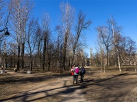 Nevsky district, avenue Yelizarov. park