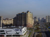 Nevsky district,  Rossiyskiy, house 8. Apartment house