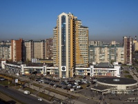 Nevsky district, Pyatiletok avenue, house 2. Apartment house