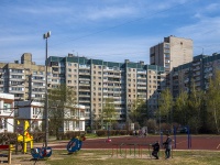 Nevsky district, Pyatiletok avenue, house 4 к.1. Apartment house