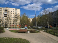 Nevsky district, Iskrovskiy , house 9. Apartment house