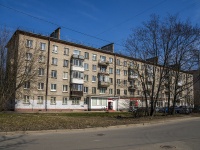 Nevsky district, 1st Rabfakovskiy , house 4. Apartment house