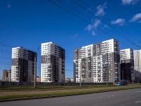 Nevsky district,  Kollontay, house 2. Apartment house