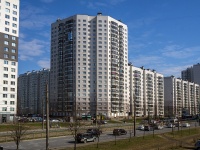 Nevsky district,  Kollontay, house 4 к.1. Apartment house