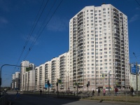 Nevsky district,  Kollontay, house 6 к.1. Apartment house