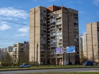 Nevsky district,  Kollontay, house 9. Apartment house