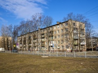 Nevsky district, Shelgunov st, house 15. Apartment house