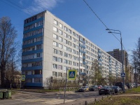 Nevsky district, Evdokim Ognev , house 12 к.1. Apartment house