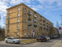 Nevsky district, Olminskogo st, house 12. Apartment house