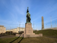 Nevsky district, monument В. Володарскому Ivanovskaya st, monument В. Володарскому 