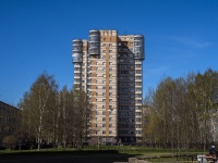 Nevsky district, avenue Solidarnosti, house 9 к.3. Apartment house