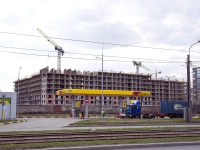 Nevsky district, Oktyabrskaya embankment, 房屋 35 к.2. 建设中建筑物