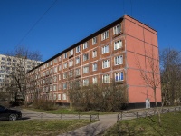 Nevsky district, Oktyabrskaya embankment, house 64 к.2. Apartment house