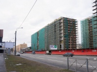 Petrogradsky district, Medikov avenue, house 10 к.1. Apartment house