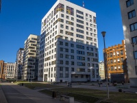 Petrogradsky district, Medikov avenue, 房屋 10 к.7. 公寓楼
