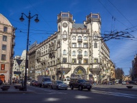 Petrogradsky district,  , house 35. Apartment house