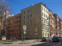 Petrogradsky district,  , 房屋 55 ЛИТ Д. 公寓楼