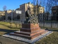 Petrogradsky district, monument Ф.Г. УгловуLev Tolstoy st, monument Ф.Г. Углову